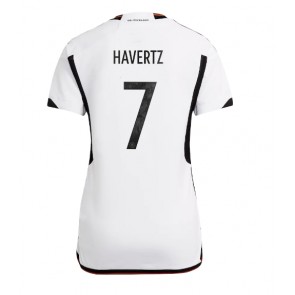 Germany Kai Havertz #7 Replica Home Stadium Shirt for Women World Cup 2022 Short Sleeve